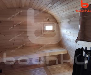 Баня-Квадробочка Супер Люкс срощенный кедр (цвет: Дуб) г. Вичуга Февраль 2020