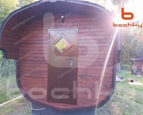Баня Квадробочка Супер Люкс (цвет: Палисандр) пос. Лукново Май 2021