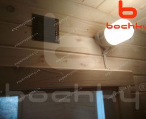 Баня-квадробочка Эксклюзив-СВ(цвет: палисандр) д. Владимировка Август 2018