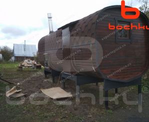 Баня-квадробочка Эксклюзив-СВ(цвет: палисандр) д. Владимировка Август 2018