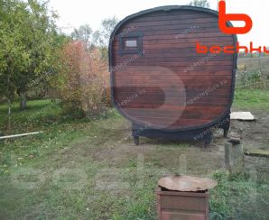 Баня-квадробочка Эксклюзив-СВ(цвет: палисандр) д. Владимировка Август 2018