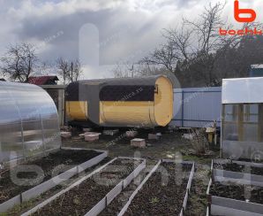 Баня-Квадробочка Мега-2 СВ (цвет: Сосна) мкрн Уварово Апрель 2020