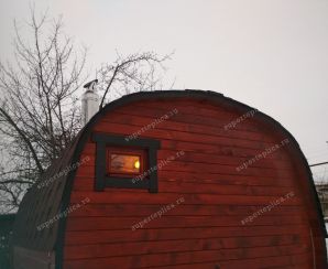 Баня-октабочка Комфорт (цвет: махагон) Юрьев-Польский Ноябрь 2017