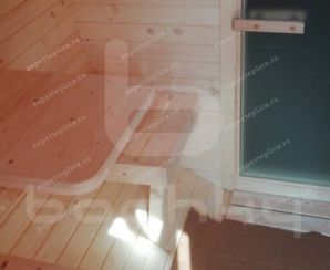 Баня Бочка Супер Люкс с крыльцом (цвет: Орегон), ст. Колокша Июль 2019