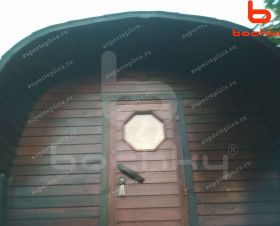 Баня-октабочка Супер люкс из кедра (цвет: палисандр) г.Вязники Июль 2018