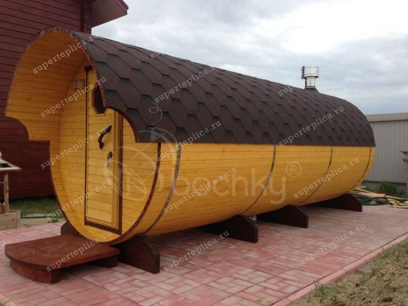 Изображение Бани-бочки из кедра или ели Бани-бочки из кедра или ели